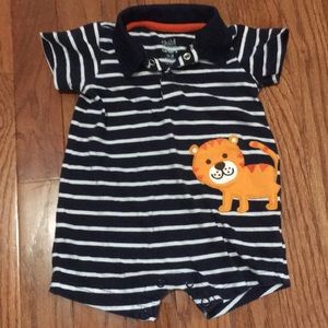 Carter’s Striped Romper- cat